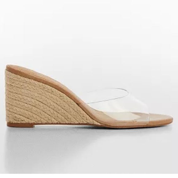 Mango clear wedge sandals 37 - Picture 4 of 5